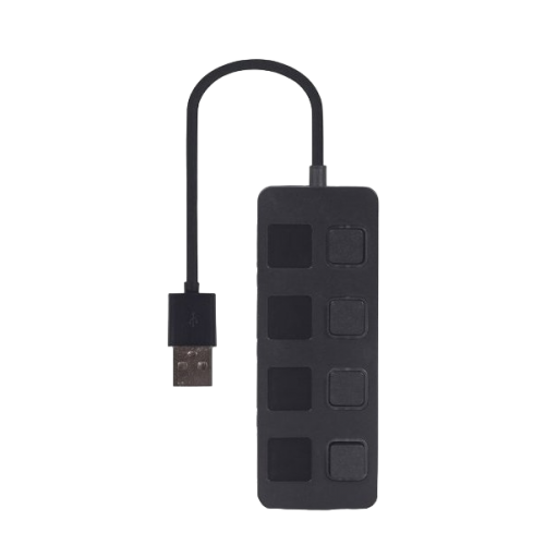 Купить USB-хаб Gembird USB 4 in 1 (UHB-U2P4-05) Black - цена в Харькове, Киеве, Днепре, Одессе
в интернет-магазине Telemart фото