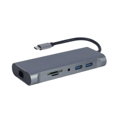 USB-хаб Cablexpert USB Type-C 7 in 1 (A-CM-COMBO7-01) Grey