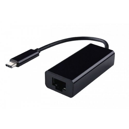 Купить Сетевая карта Cablexpert USB Type-C to Gigabit Ethernet (A-CM-LAN-01) Black - цена в Харькове, Киеве, Днепре, Одессе
в интернет-магазине Telemart фото