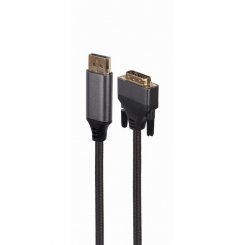 Кабель Cablexpert DisplayPort to DVI 24+1pin 4K 30Hz 1.8m (CC-DPM-DVIM-4K-6)