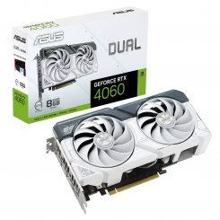 Видеокарта Asus GeForce RTX 4060 Dual White 8192MB (DUAL-RTX4060-8G-WHITE)