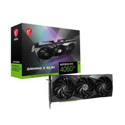 Видеокарта MSI GeForce RTX 4060 Ti GAMING X SLIM 16384MB (RTX 4060 Ti GAMING X SLIM 16G)