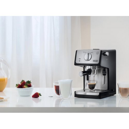 Кавоварка Delonghi ECP 35.31 BK STELL купити в Україні | Telemart фото