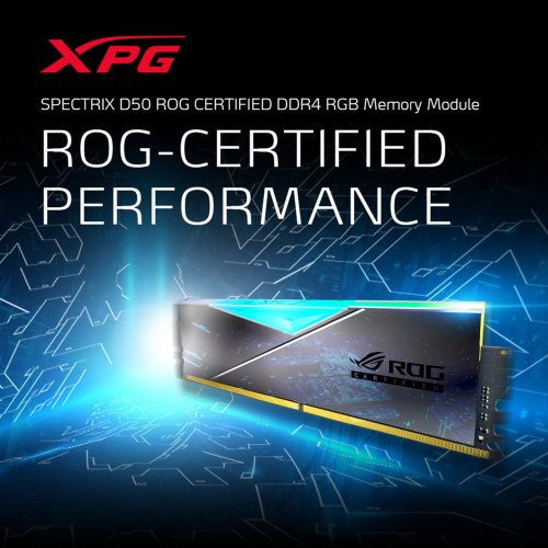 Продать ОЗУ ADATA DDR4 32GB (2x16GB) 3600MHz XPG Spectrix D50 ROG RGB (AX4U360016G17H-DC50R) по Trade-In интернет-магазине Телемарт - Киев, Днепр, Украина фото