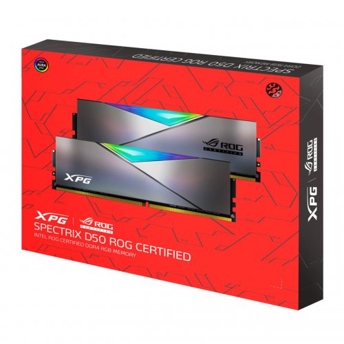 Фото ОЗУ ADATA DDR4 16GB (2x8GB) 3600MHz XPG Spectrix D50 ROG RGB (AX4U36008G17H-DC50R)