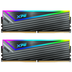 Фото ADATA DDR5 32GB (2x16GB) 6000MHz XPG Caster RGB (AX5U6000C3016G-DCCARGY)