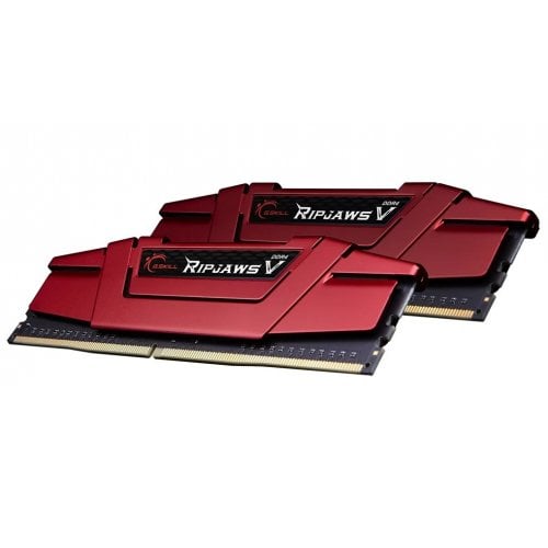 Купить ОЗУ G.Skill DDR4 16GB (2x8GB) 2666MHz Ripjaws V Red (F4-2666C19D-16GVR) с проверкой совместимости: обзор, характеристики, цена в Киеве, Днепре, Одессе, Харькове, Украине | интернет-магазин TELEMART.UA фото