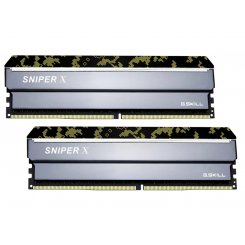 ОЗП G.Skill DDR4 32GB (2x16GB) 3600MHz Sniper X Silver (F4-3600C19D-32GSXKB)