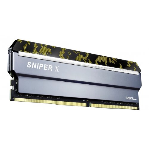 ОЗП G.Skill DDR4 32GB (2x16GB) 3600MHz Sniper X Silver (F4-3600C19D-32GSXKB) купити з перевіркою сумісності: огляд, характеристики, ціна у Києві, Львові, Вінниці, Хмельницькому, Івано-Франківську, Україні | інтернет-магазин TELEMART.UA фото