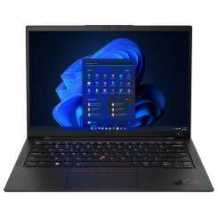 Ноутбук Lenovo ThinkPad X1 Carbon Gen 11 (21HNS0PG00) Deep Black / 14″ (1920x1200, IPS) / Intel Core i7-1365U (3.9–5.2 ГГц), 10 ядер / Intel Iris Xe Graphics / 32 ГБ (LPDDR4) / 2048 ГБ (SSD) / Windows 11 Pro