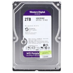Жорсткий диск Western Digital Purple Surveillance 2TB 64MB 5400RPM 3.5" (WD23PURZ)