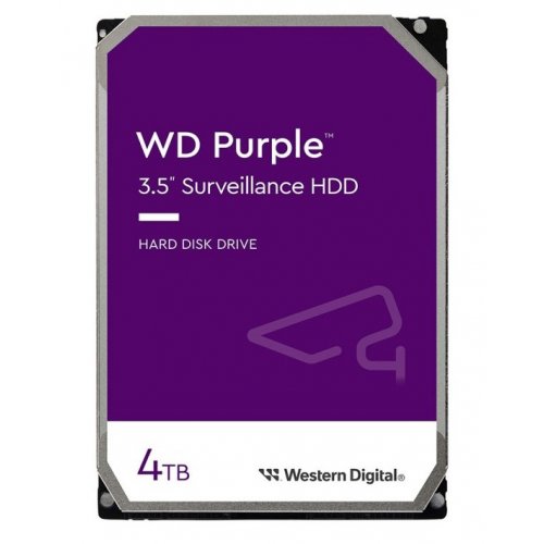 Фото Жесткий диск Western Digital Purple Surveillance 4TB 256MB 5400RPM 3.5
