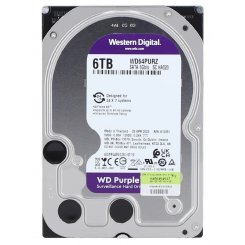 Жесткий диск Western Digital Purple Surveillance 6TB 256MB 5400RPM 3.5" (WD64PURZ)
