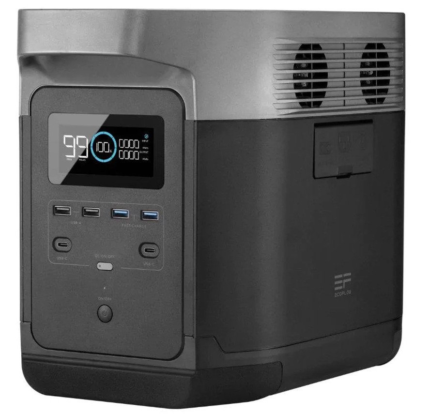 Ecoflow Delta Powerstation 1260 Wh Mit Solarpanel 160 W Купити Зарядна станція EcoFlow DELTA 1800W 1260Wh - ціна в Києві