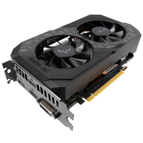 Photo Video Graphic Card Asus TUF GeForce GTX 1660 Ti Evo 6144MB (TUF-GTX1660TI-T6G-EVO-GAMING FR) Factory Recertified