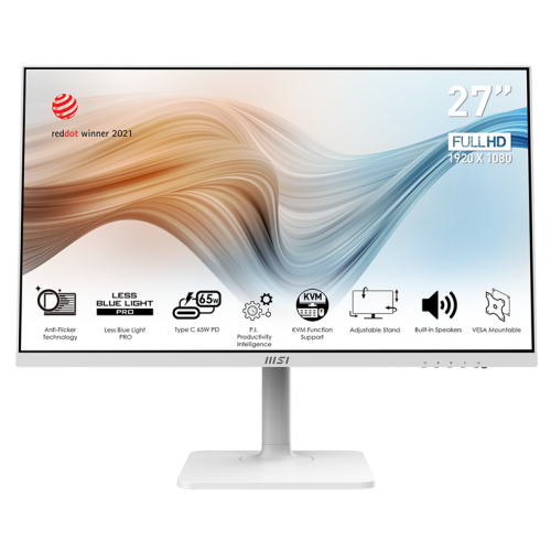 Продать Монитор MSI 27" MODERN MD272PW White по Trade-In интернет-магазине Телемарт - Киев, Днепр, Украина фото