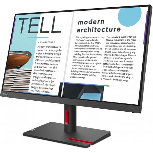 Продать Монитор Lenovo 24.5" S25e-30 (63E0KAT4UA) Storm Grey по Trade-In интернет-магазине Телемарт - Киев, Днепр, Украина фото