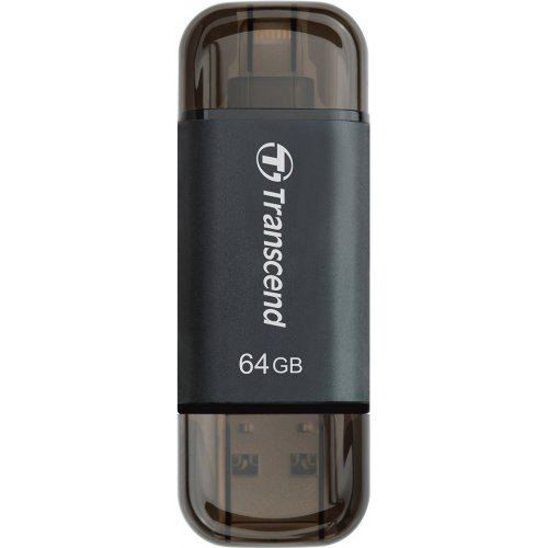 Купить Накопитель Transcend JetDrive Go 300 64GB Lightning USB 3.1 Black (TS64GJDG300K) - цена в Харькове, Киеве, Днепре, Одессе
в интернет-магазине Telemart фото