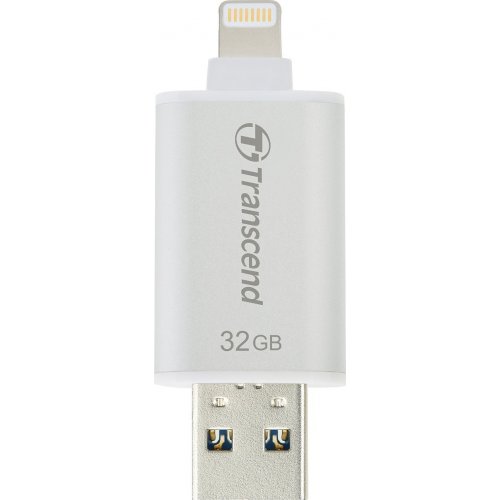 Накопитель Transcend JetDrive Go 300 32GB Lightning USB 3.1 Silver (TS32GJDG300S) купить в Украине | Telemart фото