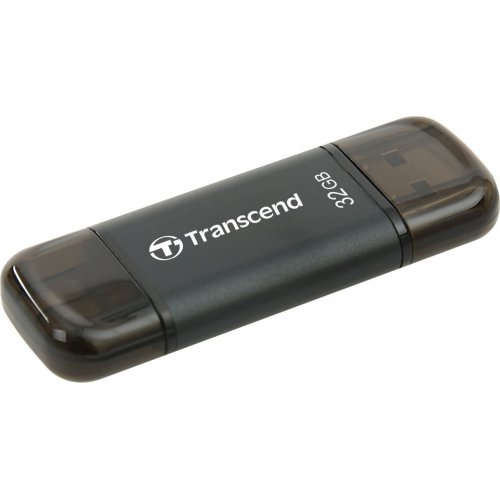 Накопитель Transcend JetDrive Go 300 32GB Lightning USB 3.1 Black (TS32GJDG300K) купить в Украине | Telemart фото