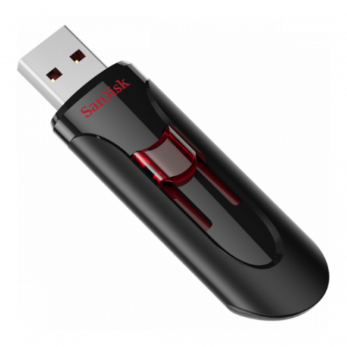 Купить Накопитель SanDisk Cruzer Glide 64 Gb USB 3.0 Black (SDCZ600-064G-G35) - цена в Харькове, Киеве, Днепре, Одессе
в интернет-магазине Telemart фото