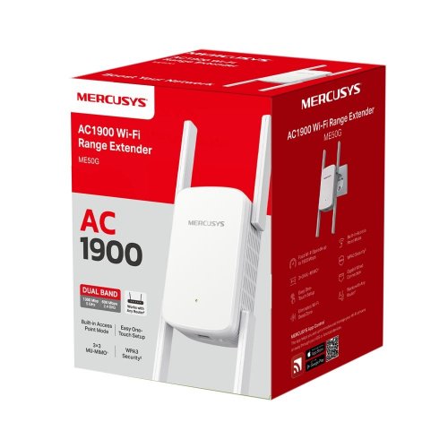 Ретранслятор Mercusys ME50G купить в Украине: Киев, Днепр, Харьков, Одесса  | Низкая цена, отзывы, характеристики от TELEMART фото