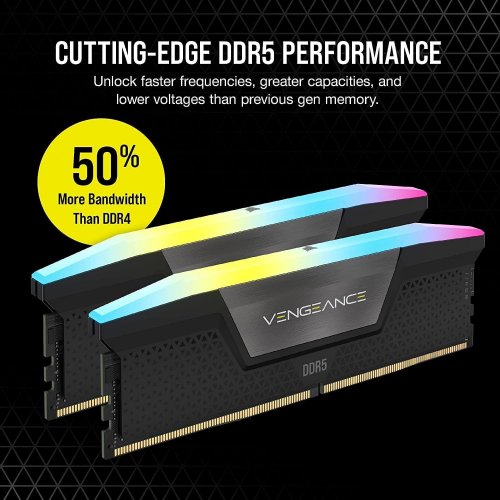 Build a PC for RAM Corsair DDR5 64GB (2x32GB) 6000Mhz Vengeance RGB Black  (CMH64GX5M2B6000C30) with compatibility check and compare prices in France:  Paris, Marseille, Lisle on NerdPart