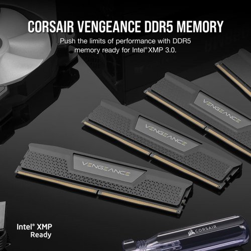 Фото ОЗУ Corsair DDR5 96GB (2x48GB) 5200Mhz Vengeance Black (CMK96GX5M2B5200C38)