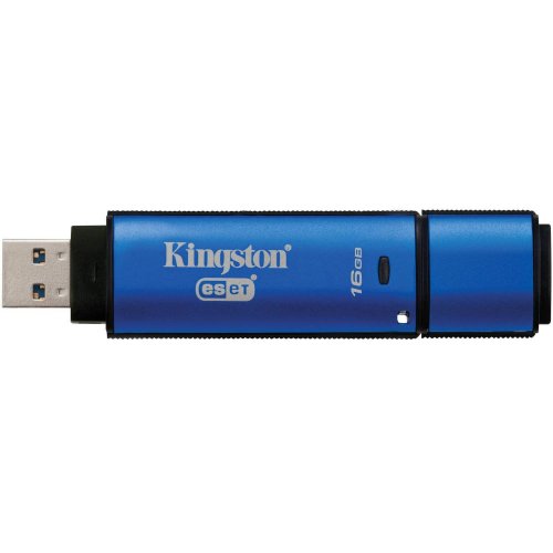 Купить Накопитель Kingston DT Vault Privacy + ESET AV DTVP30AV 16GB (DTVP30AV/16GB) - цена в Харькове, Киеве, Днепре, Одессе
в интернет-магазине Telemart фото