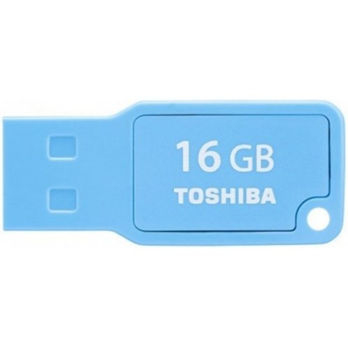Накопичувач Toshiba Mikawa 16GB Cyan (THN-U201C0160M4) купити в Україні | Telemart фото