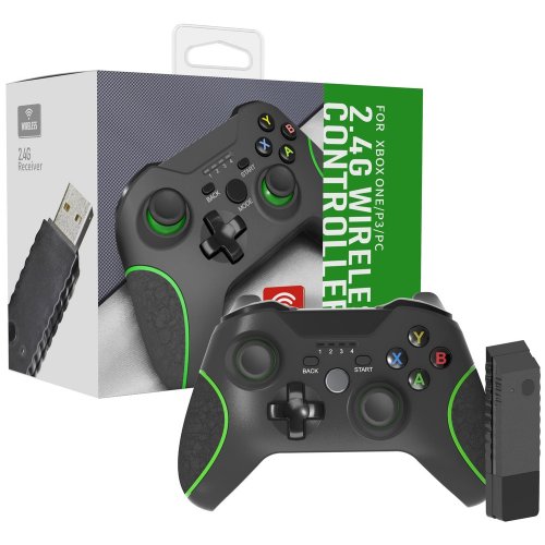 Купити Геймпад TopWolf HS-XO305 Black/Green - ціна в Києві, Львові, Вінниці, Хмельницькому, Франківську, Україні | інтернет-магазин TELEMART.UA фото