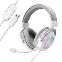 Навушники Fifine H6 RGB White