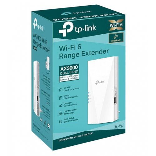 Ретранслятор TP-LINK RE700X купити в Україні: Київ, Львів, Хмельницький, Тернопіль, Івано-Франківськ | Низька ціна, відгуки, характеристики від TELEMART фото