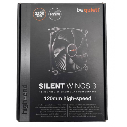 Продати Seller recertified кулер для корпусу Be Quiet! SilentWings 3 120mm PWM High-speed (BL070) (Сліди використання, 533225) за Trade-In у інтернет-магазині Телемарт - Київ, Дніпро, Україна фото