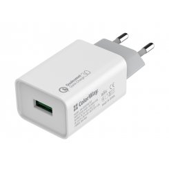 Сетевое зарядное устройство ColorWay USB 18W (CW-CHS013Q-WT) White