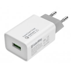 Мережевий зарядний пристрій ColorWay Huawei Super Charge USB 20W (CW-CHS014Q-WT) White
