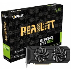 Відеокарта Palit GeForce GTX 1060 Dual 6144MB (NE51060015J9-1060D)