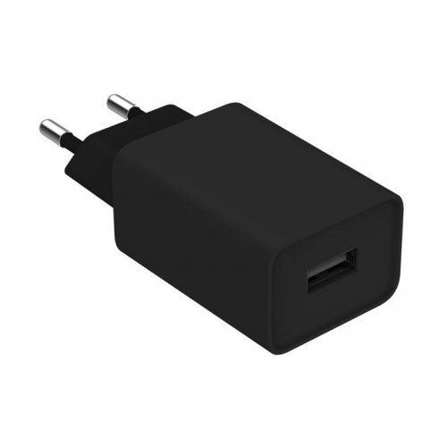 Купити Мережевий зарядний пристрій ColorWay USB 18W + Cable microUSB (CW-CHS013QCM-BK) Black - ціна в Києві, Львові, Вінниці, Хмельницькому, Франківську, Україні | інтернет-магазин TELEMART.UA фото