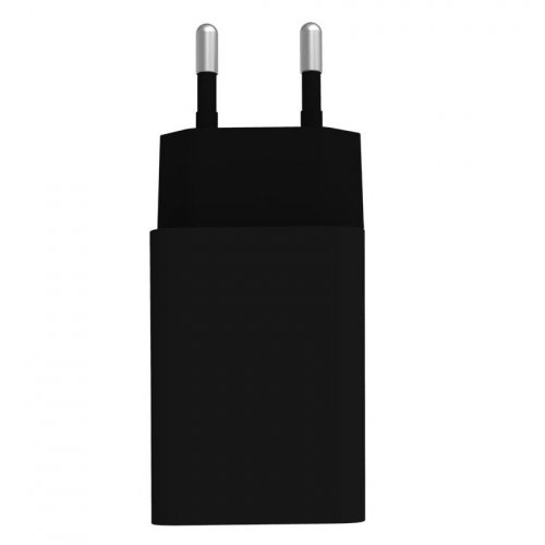 Купити Мережевий зарядний пристрій ColorWay USB 18W + Cable microUSB (CW-CHS013QCM-BK) Black - ціна в Києві, Львові, Вінниці, Хмельницькому, Франківську, Україні | інтернет-магазин TELEMART.UA фото