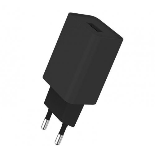 Купити Мережевий зарядний пристрій ColorWay USB 18W + Cable USB Type-C (CW-CHS013QCC-BK) Black - ціна в Києві, Львові, Вінниці, Хмельницькому, Франківську, Україні | інтернет-магазин TELEMART.UA фото