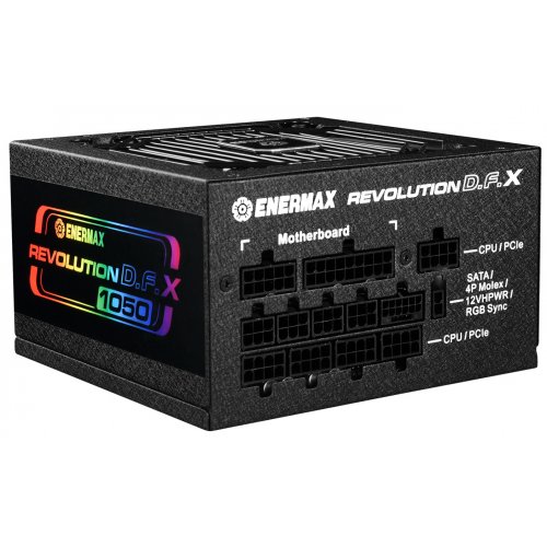 Фото Блок живлення Enermax Revolution D.F.X ATX 3.0 1050W (ERT1050EWT)