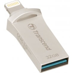 Накопичувач Transcend JetDrive Go 500 32GB Silver USB 3.1/Lightning (TS32GJDG500S)