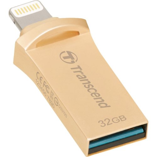 

Transcend JetDrive Go 500 32GB Gold USB 3.1/Lightning (TS32GJDG500G)