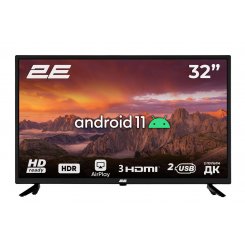 Телевізор 2E 31.5" 32A06K (2E-32A06K) Black