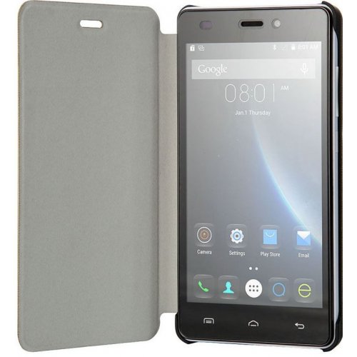 Чохол Чехол Doogee Flip Cover для Doogee X5/X5s/X5 Pro White купити в Україні: Київ, Львів, Хмельницький, Тернопіль, Івано-Франківськ | Низька ціна, відгуки, характеристики від TELEMART фото