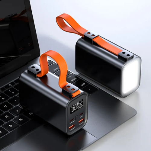 Powerbank Atria WPD-101 60000mAh 100W Black купити в Україні: Київ, Львів, Хмельницький, Тернопіль, Івано-Франківськ | Низька ціна, відгуки, характеристики від TELEMART фото