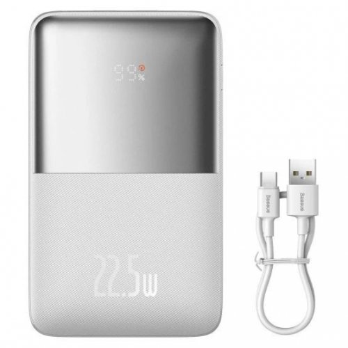Купити Powerbank Baseus Bipow Pro 20000mAh 22.5W OE (PPBD040302) White - ціна в Києві, Львові, Вінниці, Хмельницькому, Франківську, Україні | інтернет-магазин TELEMART.UA фото