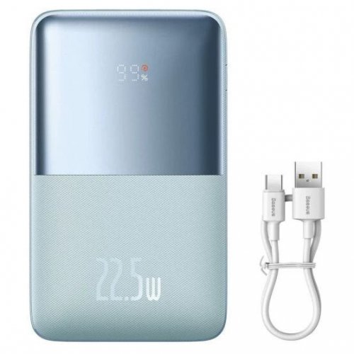 Купити Powerbank Baseus Bipow Pro 20000mAh 22.5W OE (PPBD040303) Blue - ціна в Києві, Львові, Вінниці, Хмельницькому, Франківську, Україні | інтернет-магазин TELEMART.UA фото