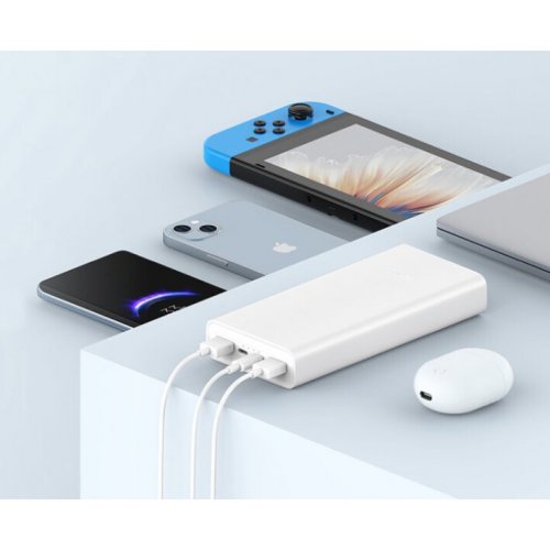 Купить Powerbank Xiaomi 20000mAh 22.5W (PB2022ZM) White - цена в Харькове, Киеве, Днепре, Одессе
в интернет-магазине Telemart фото