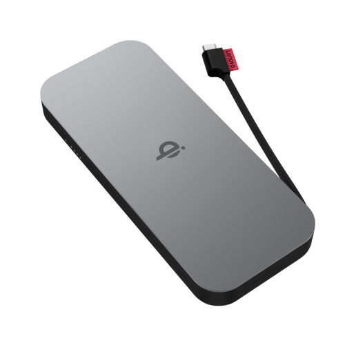 Купить Powerbank Lenovo Go Wireless 10000mAh 27W (40ALLG1WWW) - цена в Харькове, Киеве, Днепре, Одессе
в интернет-магазине Telemart фото